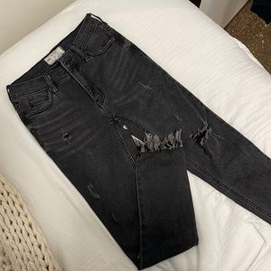 Free People Distressed Jeans